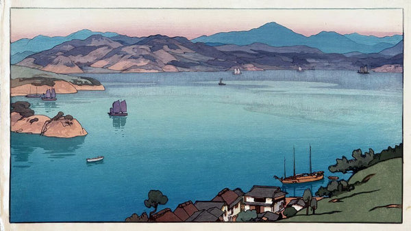 The Inland Sea - Yoshida Hiroshi - Japanese Ukiyo-e Woodblock Painting - Canvas Prints