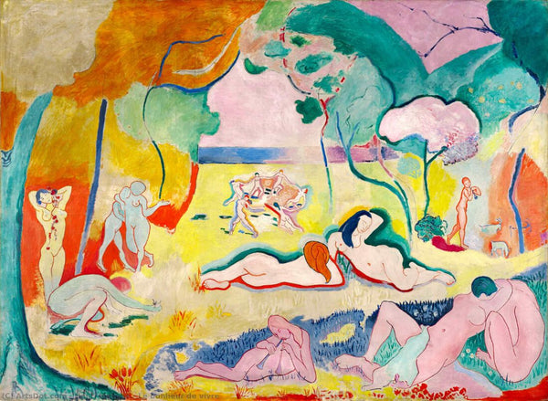 The Joy Of Life (Le Bonheur de Vivre) – Henri Matisse Painting - Framed Prints