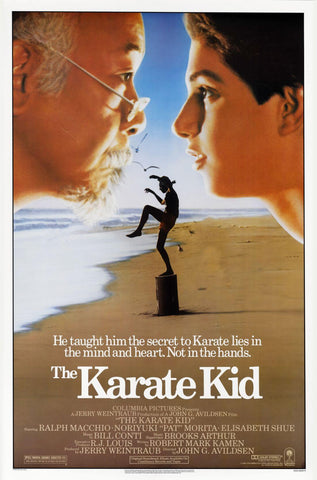 The Karate Kid - Cult Classic - Hollywood Martial Arts Movie Poster with Autographs - Posters by Movies