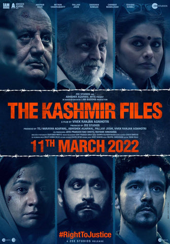 The Kashmir Files  - Hindi Movie Poster 1 - Canvas Prints