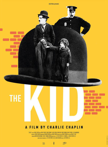The Kid - Charlie Chaplin - Hollywood Movie Poster - Canvas Prints
