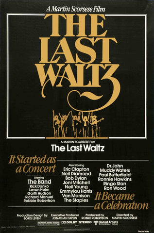 The Last Waltz -The Band - Martin Scrosese Music Film by Jacob George