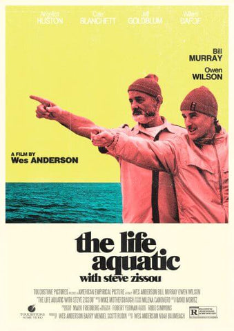 The Life Aquatic With Steve Zissou - Bill Murray Owen Wilson - Wes Anderson - Hollywood Movie Poster - Posters