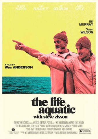 The Life Aquatic With Steve Zissou - Bill Murray Owen Wilson - Wes Anderson - Hollywood Movie Poster - Life Size Posters