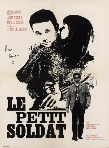 The Little Soldier (Le Petit Soldat) - Jean-Luc Godard - French New Wave Movie Poster - Large Art Prints