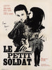 The Little Soldier (Le Petit Soldat) - Jean-Luc Godard - French New Wave Movie Poster - Framed Prints