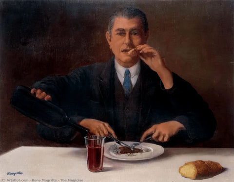 The Magician - Rene Magritte - Surrealist Art Painting - Large Art Prints