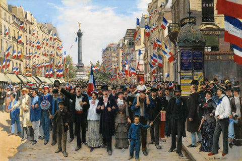 The Marseillaise (La Marseillaise) - Jean Béraud Painting - Framed Prints