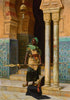 The Nubian Guard   - Ludwig Deutsch - Orientalism Art Painting - Life Size Posters