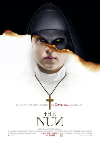 The Nun - Hollywood English Horror Movie Poster - Canvas Prints