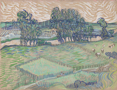 The Oise at Auvers 1890 by Vincent Van Gogh