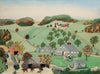 The Old Oaken Bucket in 1800 - Grandma Moses (Anna Mary Robertson) - Folk Art Painting - Posters
