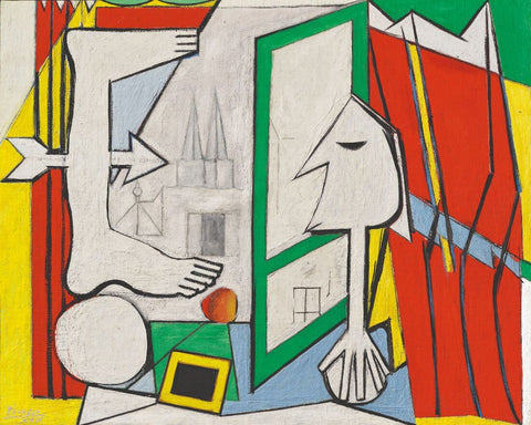 The Open Window (La Fenêtre Ouverte) - Pablo Picasso - Cubist Art Painting - Framed Prints