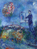 The Painter (Le Peintre) - Marc Chagall Self Portrait Painting - Framed Prints