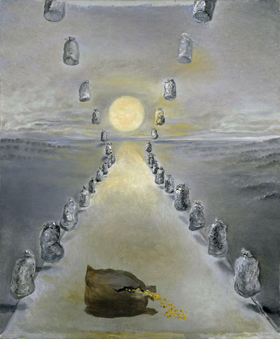 The Path Of Enigma (El Camino Del Enigma) - Salvador Dali - Surrealist Painting - Framed Prints