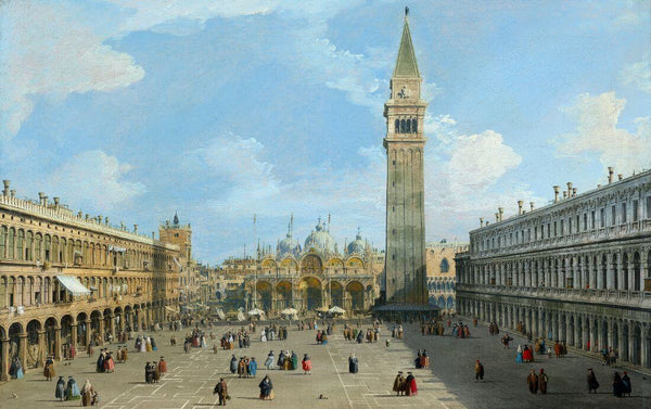 The Piazza San Marco Venice - Giovanni Antonio - Posters