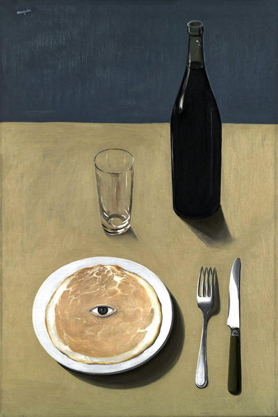 The Portrait ( Le portrait) – René Magritte Painting – Surrealist Art Painting - Framed Prints