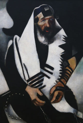 The Praying Jew (Le Juif Priant) - Marc Chagall - Canvas Prints