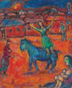 The Red Village (Au village Rouge) - Marc Chagall - Surrealism Painting - Canvas Prints