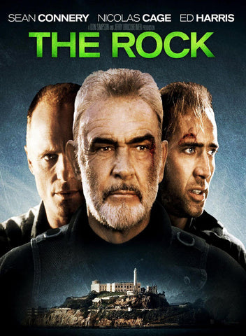 The Rock  - Sean Connery - Hollywood Action Movie Poster III - Canvas Prints