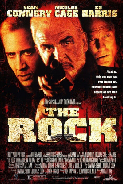 The Rock - Sean Connery - Hollywood Action Movie Poster - Framed Prints