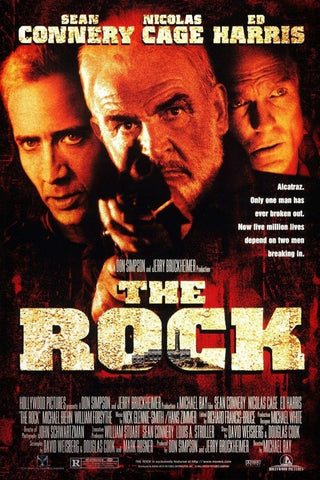 The Rock  - Sean Connery - Hollywood Action Movie Poster - Canvas Prints