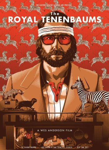 The Royal Tenenbaums - Owen Wilson - Wes Anderson - Hollywood Movie Art Poster - Life Size Posters