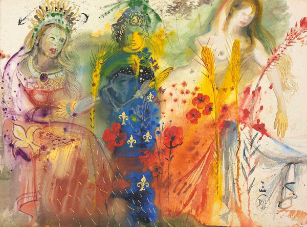 The Seasons (Ete) - Salvador Dalí Art Painting - Large Art Prints