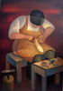 The Shoemaker - Louis Toffoli - Contemporary Art Painting - Framed Prints
