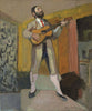 The Standing Guitarist (Le Guitariste Debout) - Henri Matisse - Canvas Prints
