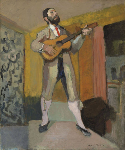 The Standing Guitarist (Le Guitariste Debout) - Henri Matisse - Large Art Prints by Henri Matisse