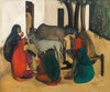 The Storyteller - Amrita Sher-Gil Masterpiece Painting - Framed Prints