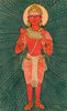 The Sun God Lord Surya Holding Two Lotuses - Indian Spiritual Religious Art Painting - Posters