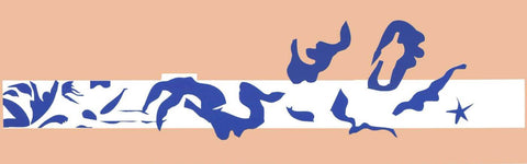 The Swimming Pool (La Piscine) - Henri Matisse - Cutouts Lithograph Art Print - Canvas Prints