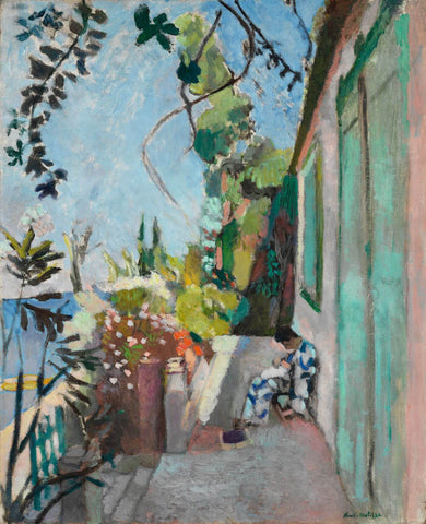The Terrace St Tropez (Terrasse St Tropez) – Henri Matisse Painting by Henri Matisse