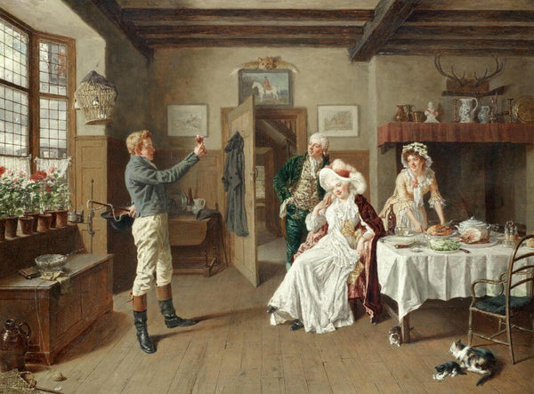 The Toast - Talbot Hughes - Large Art Prints