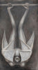 The Tourist IX (Hanging Alien Looking Dying Spider) - H R Giger - Sci Fi Futuristic Art Painting - Canvas Prints