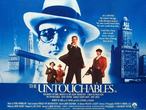 The Untouchables - Sean Connery - Robert de Niro - Kevin Costner - Andy Garcia Hollywood Action Movie Art Poster - Posters by Jacob
