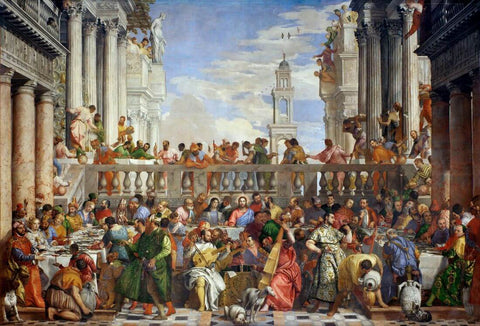 The Wedding At Cana (Les Noces de Cana) - Paolo Veronese - Art Prints