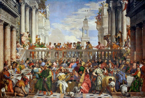 The Wedding at Cana (Le Nozze di Cana) - Paolo Veronese - Orientalist Painting by Spyros Vassiliou