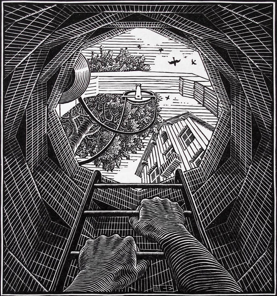 The Well - M C Escher - Framed Prints