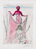 The Woman Holding a Veil from La Venus aux Fourrures (La mujer sosteniendo un velo de La Venus aux Fourrures) - Salvador Dali Painting - Surrealism Art - Canvas Prints