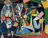 The Women of Algiers  (Les Femmes d'Alger) Version 'O' 1955 - Pablo Picasso Mastepiece Painting - Framed Prints