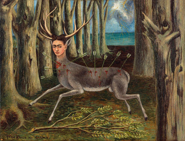 The Wounded Deer (El Venado Herido)- Frida Kahlo Painting - Posters