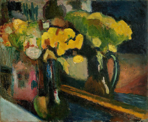 The Yellow Flowers (Las flores amarillas) - Henri Matisse - Canvas Prints by Henri Matisse