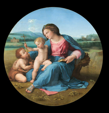The Alba Madonna - Life Size Posters by Raphael