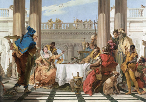 The Banquet of Cleopatra - Framed Prints by Giovanni Battista Tiepolo