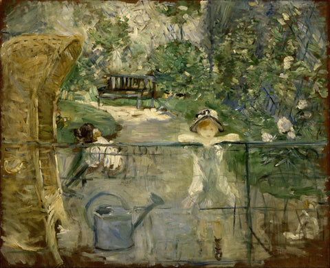 The Basket Chair - Framed Prints by Berthe Morisot