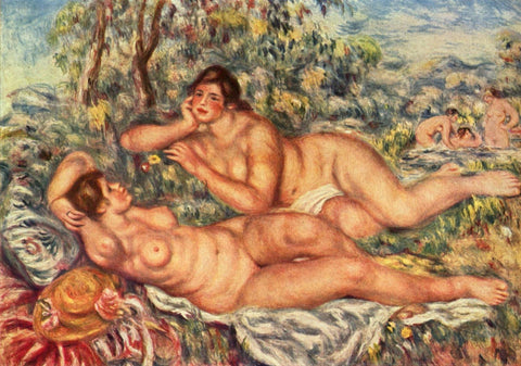 The Bathers - Canvas Prints by Pierre-Auguste Renoir