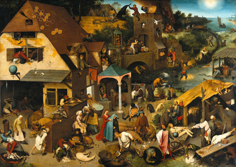 The Blue Cloak - Life Size Posters by Pieter Bruegel the Elder